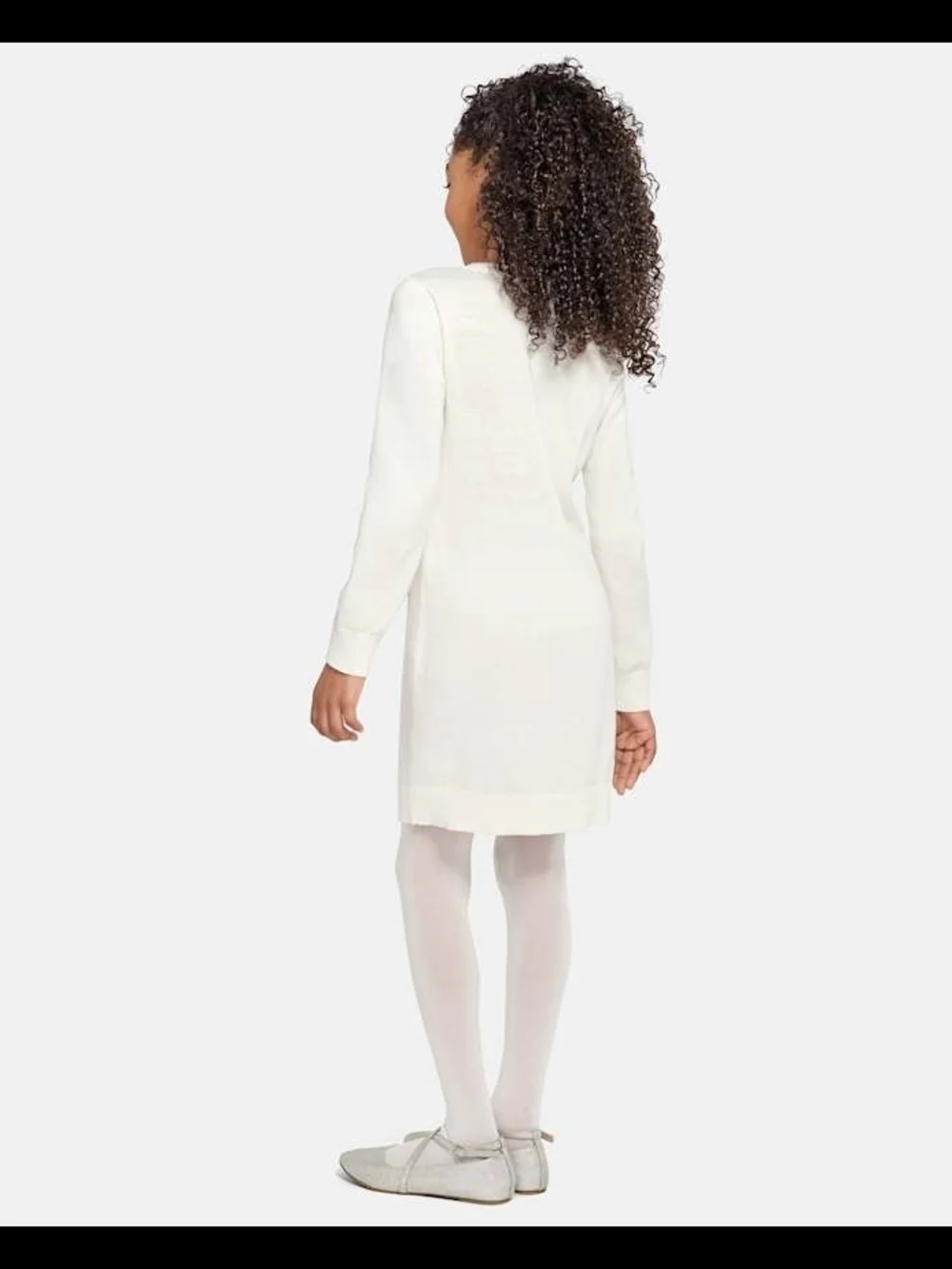 The Children's Place Cream Sweater Dress with Pink & Light Blue Fair Isle